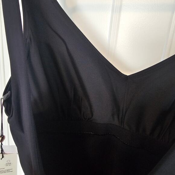 Calia by Carrie Underwood Ruched One Piece Swimsuit Womens Size 4 Black Neutral - Picture 8 of 12